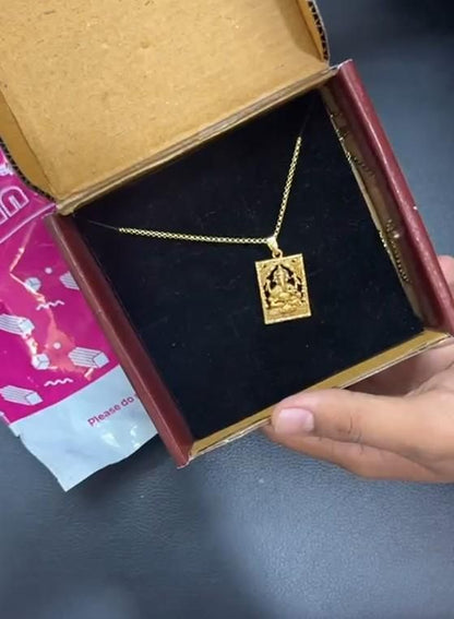 Golden Blessings Ganesha Locket