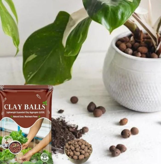 LECA Clay Balls (400gm) - Hydrotons Lightweight Expanded Clay
